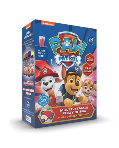 HEALTH FUEL PAW PATROL ΠΟΛΥΒΙΤΑΜΙΝΗ ΓΙΑ ΠΑΙΔΙΑ 2-7 ΕΤΩΝ ΜΗΛΟ ΚΑΙ ΦΡΑΓΚΟΣΤΑΦΥΛΟ 10 ΦΑΚΕΛΙΣΚΟΙ