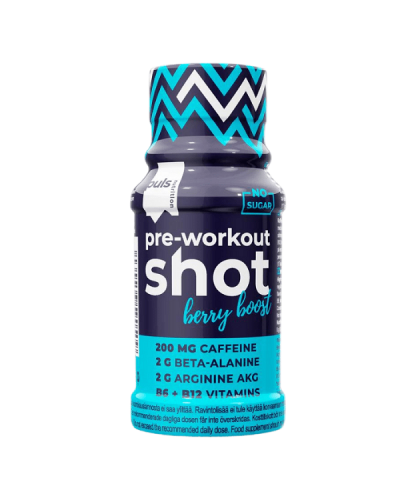 PULS NUTRITION PRE-WORKOUT SHOT BERRY BOOST 60ml