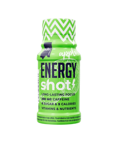 PULS NUTRITION ENERGY SHOT GREEN APPLE 60ml