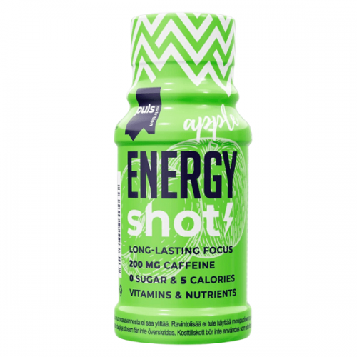 PULS NUTRITION ENERGY SHOT GREEN APPLE 60ml