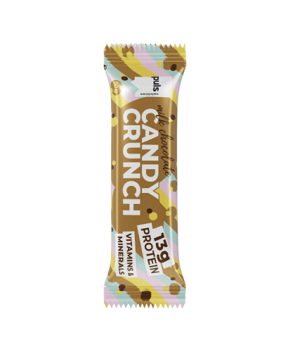 PULS NUTRITION CANDY CRUNCH PROTEIN BAR MILK CHOCOLATE 50g