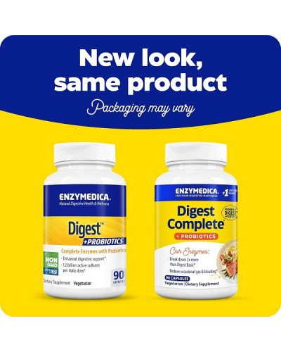 ENZYMEDICA DIGEST COMPLETE + PROBIOTICS 90CAPS