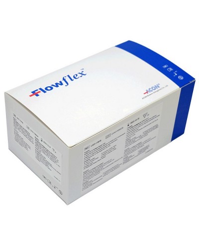 ACON FLOWFLEX SARS-COV-2 & INFLUENZA A/B AG ΣΥΝΔΥΑΣΤΙΚΟ ΤΕΣΤ ΤΑΧΕΙΑΣ ΑΝΙΧΝΕΥΣΗΣ ΑΝΤΙΓΟΝΩΝ SARS-COV-2 & ΓΡΙΠΗΣ Α/Β AG ΜΕ ΡΙΝΙΚΟ ΔΕΙΓΜΑ 25 TEST