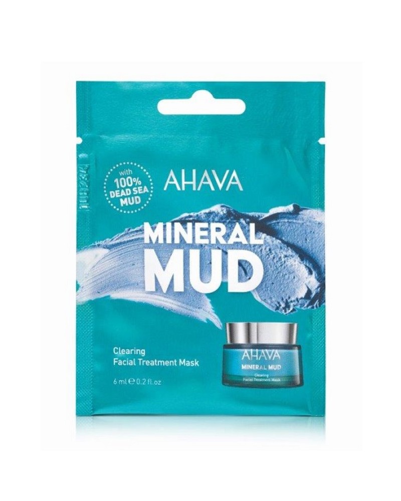 AHAVA MINERAL MUD CLEARING FACIAL TREATMENT MASK 6ML AHAVA MINERAL MUD CLEARING FACIAL TREATMENT MASK 6ML