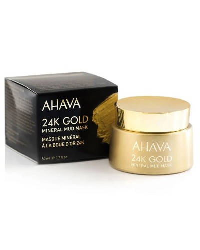 AHAVA 24K GOLD MINERAL MUD MASK 50ML