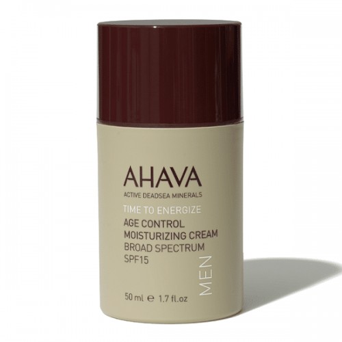 AHAVA MEN AGE CONTROL MOISTURIZING CREAM SPF15 50ML