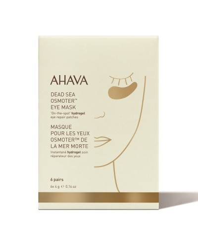 AHAVA DEAD SEA OSMOTER EYE MASK 6 X 4GR