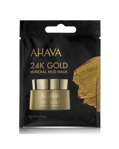 AHAVA 24K GOLD MINERAL MUD MASK 6ML