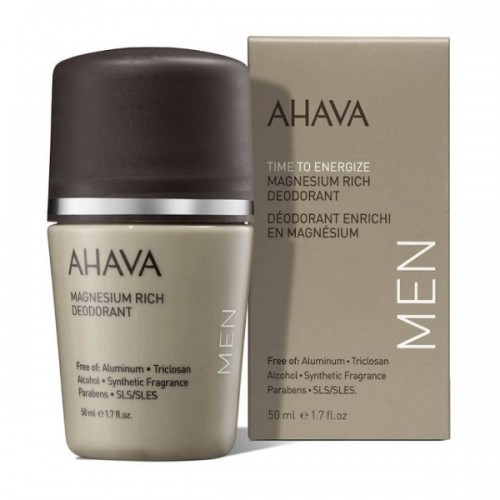 AHAVA MEN CARE MAGNESSIUM RICH DEODORANT 50ML