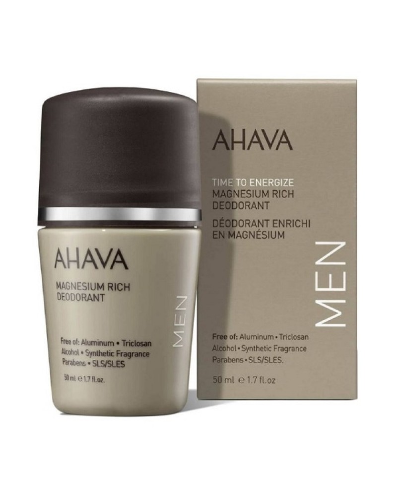 AHAVA MEN CARE MAGNESSIUM RICH DEODORANT 50ML AHAVA MEN CARE MAGNESSIUM RICH DEODORANT 50ML