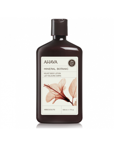 AHAVA MINERAL BOTANIC VELVET BODY LOTION HIBISCUS & FIG 500ML