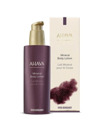 AHAVA VIVID BURGUNDY MINERAL BODY LOTION 250ML