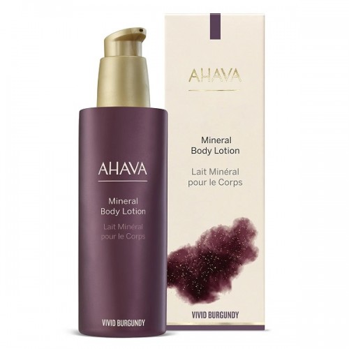 AHAVA VIVID BURGUNDY MINERAL BODY LOTION 250ML