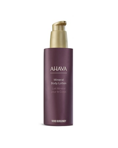 AHAVA VIVID BURGUNDY MINERAL BODY LOTION 250ML