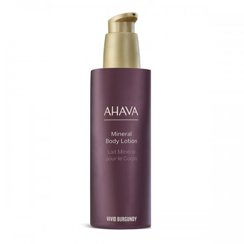 AHAVA VIVID BURGUNDY MINERAL BODY LOTION 250ML