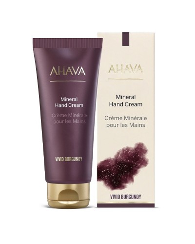 AHAVA VIVID BURGUNDY MINERAL HAND CREAM 100ML