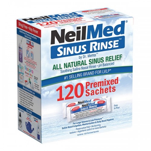 NEILMED SINUS RINSE PREMIXED SACHETS 120τμχ