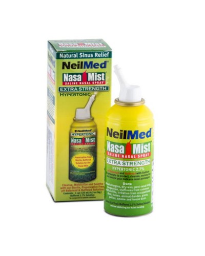 NEILMED NASAMIST SALINE SPRAY HYPERTONIC EXTRA STRENGTH 125ml