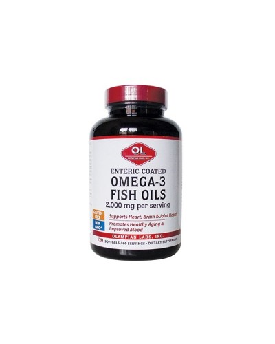 OLYMPIAN ENTERIC COATED OMEGA 3 FISH OILS 2.000mg 120SOFTGELS