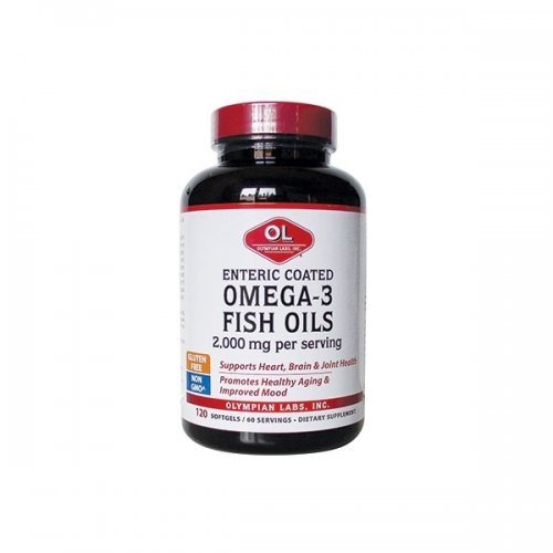 OLYMPIAN ENTERIC COATED OMEGA 3 FISH OILS 2.000mg 120SOFTGELS