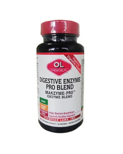 OLYMPIAN LABS DIGESTIVE ENZYME PRO BLEND MAKZYME-PRO 60 VEG. CAPS