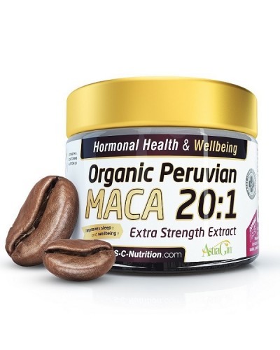 SCNUTRITION ORGANIC PERUVIAN MACA 20:1 EXTRA STRENGTH EXTRACT 93GR