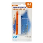 DOFT INTERDENTALS ΜΕΣΟΔΟΝΤΙΑ ΒΟΥΡΤΣΑΚΙΑ 0.4MM 12ΤΜΧ