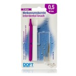 DOFT INTERDENTALS ΜΕΣΟΔΟΝΤΙΑ ΒΟΥΡΤΣΑΚΙΑ 0.5MM 12ΤΜΧ