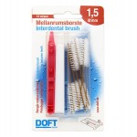 DOFT INTERDENTALS ΜΕΣΟΔΟΝΤΙΑ ΒΟΥΡΤΣΑΚΙΑ 1.5MM 12ΤΜΧ