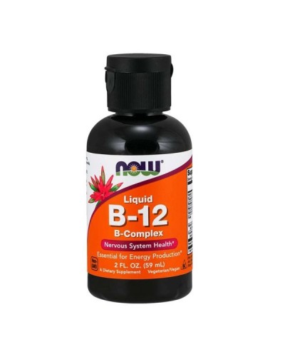 NOW VITAMIN B-12 COMPLEX LIQUID 2OZ. 59ML