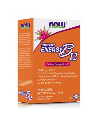 NOW INSTANT ENERGY B-12 75 PACKS