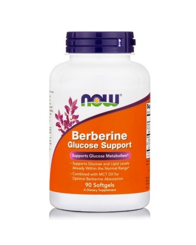 NOW BERBERINE GLUCOSE SUPPORT 90 softgels