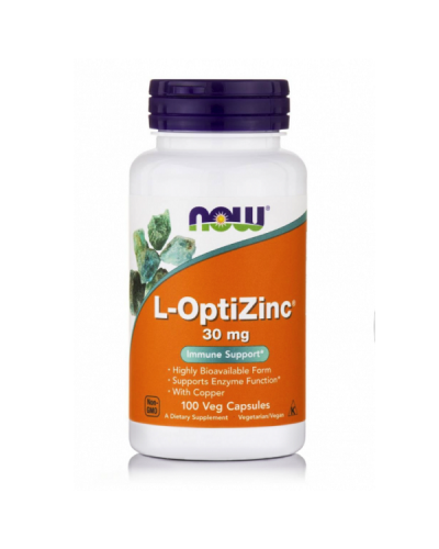 NOW L-OPTIZINC 30MG 100VEG. CAPS