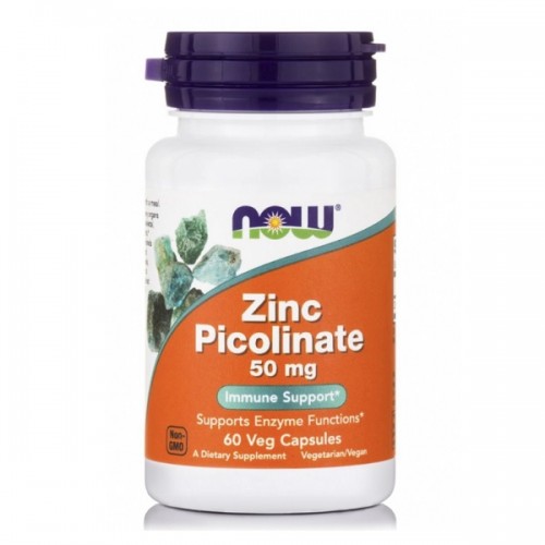 NOW ZINC PICOLINATE (ΨΕΥΔΑΡΓΥΡΟΣ) 50 MG 60VEG. CAPS