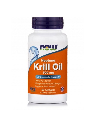 NOW KRILL OIL NEPTUNE 500MG 60SOFTGELS
