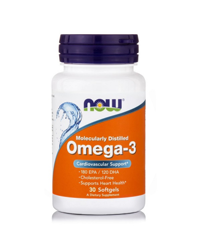 NOW OMEGA-3 1000MG 30SOFTGELS