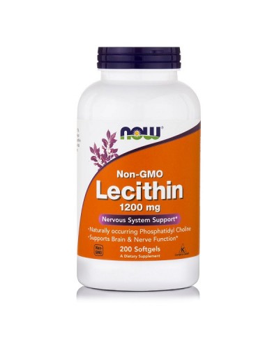 NOW LECITHIN 1200MG 200SOFTGELS