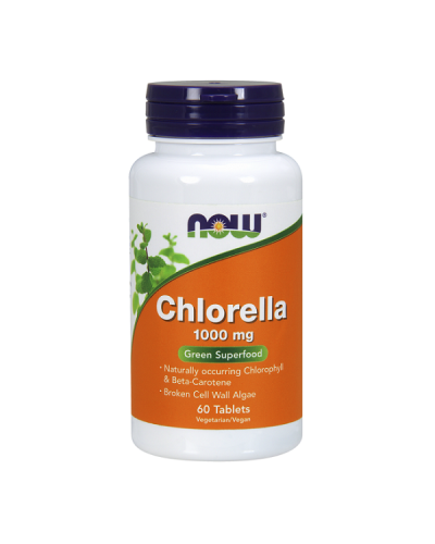 NOW CHLORELLA 1000MG 60TABS