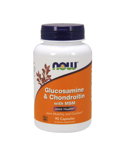 NOW GLUCOSAMINE & CHONDROITIN WITH MSM 90CAPS