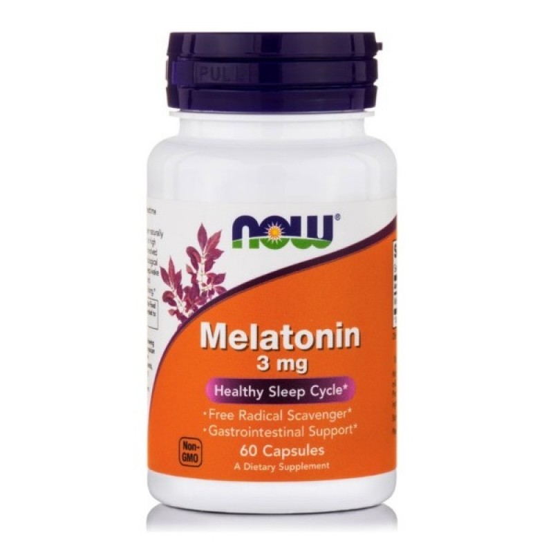 NOW MELATONIN 3MG 60CAPS NOW MELATONIN 3MG 60CAPS