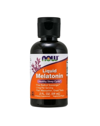 NOW MELATONIN 3MG 2OZ 60ML