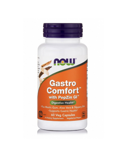 NOW GASTRO COMFORT WITH PEPZIN GI 60VEG. CAPS