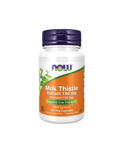 NOW MILK THISTLE EXTRACT 150MG 60VEG. CAPS