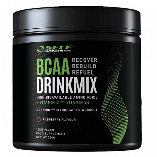 SELF OMNINUTRITION BCAA DRINK MIX RASBERRY FLAVOUR 250G