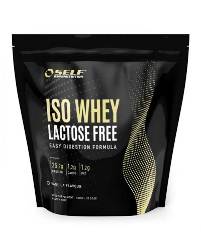 SELF OMNINUTRITION ISO WHEY LACTOSE FREE 1KG VANILLA