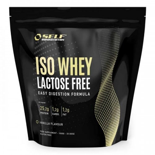 SELF OMNINUTRITION ISO WHEY LACTOSE FREE 1KG VANILLA