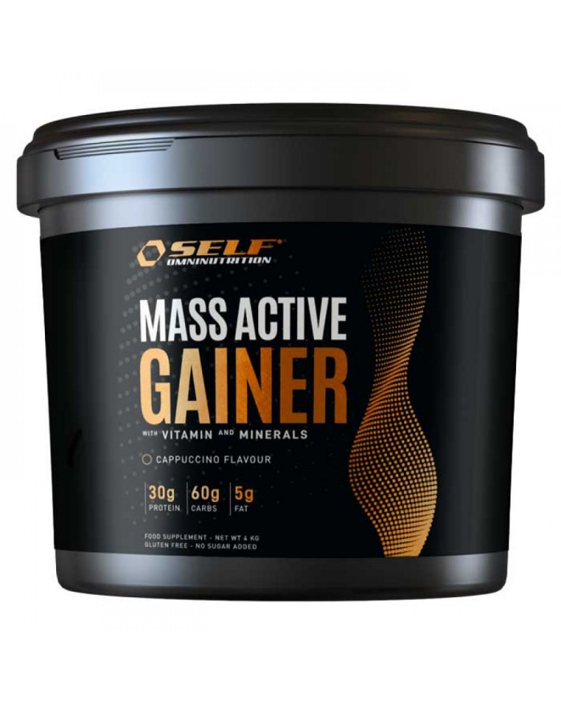 SELF OMNINUTRITION MASS ACTIVE GAINER CAPPUCCINO 4KG