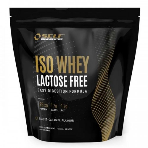 SELF OMNINUTRITION ISO WHEY LACTOSE FREE 1KG SALTED CARAMEL