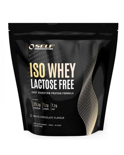 SELF OMNINUTRITION ISO WHEY LACTOSE FREE 1KG WHITE CHOCOLATE