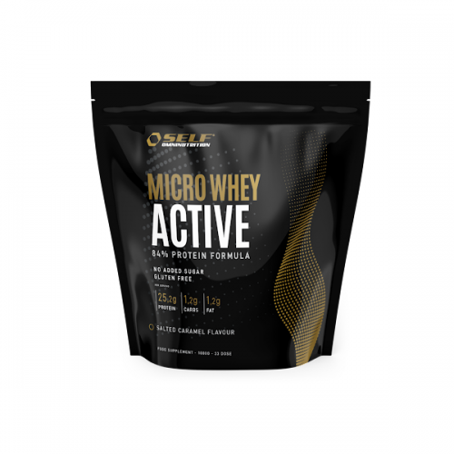 SELF OMNINUTRITION MICRO WHEY ACTIVE 1KG SALTED CARAMEL